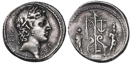 sulpicia roman coin denarius